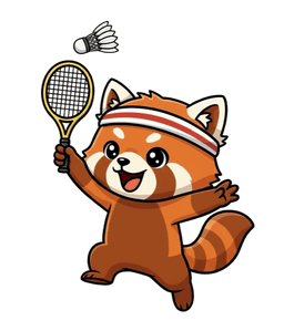 Rally playing Badminton