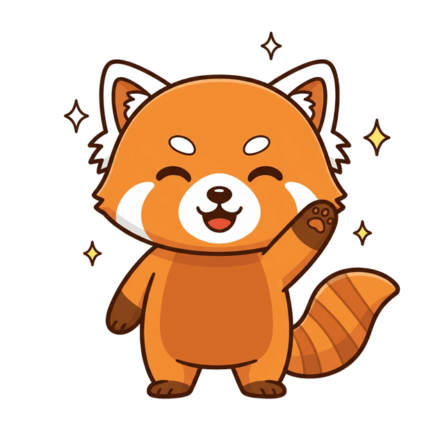 Rally, the MatchUp mascot, waving